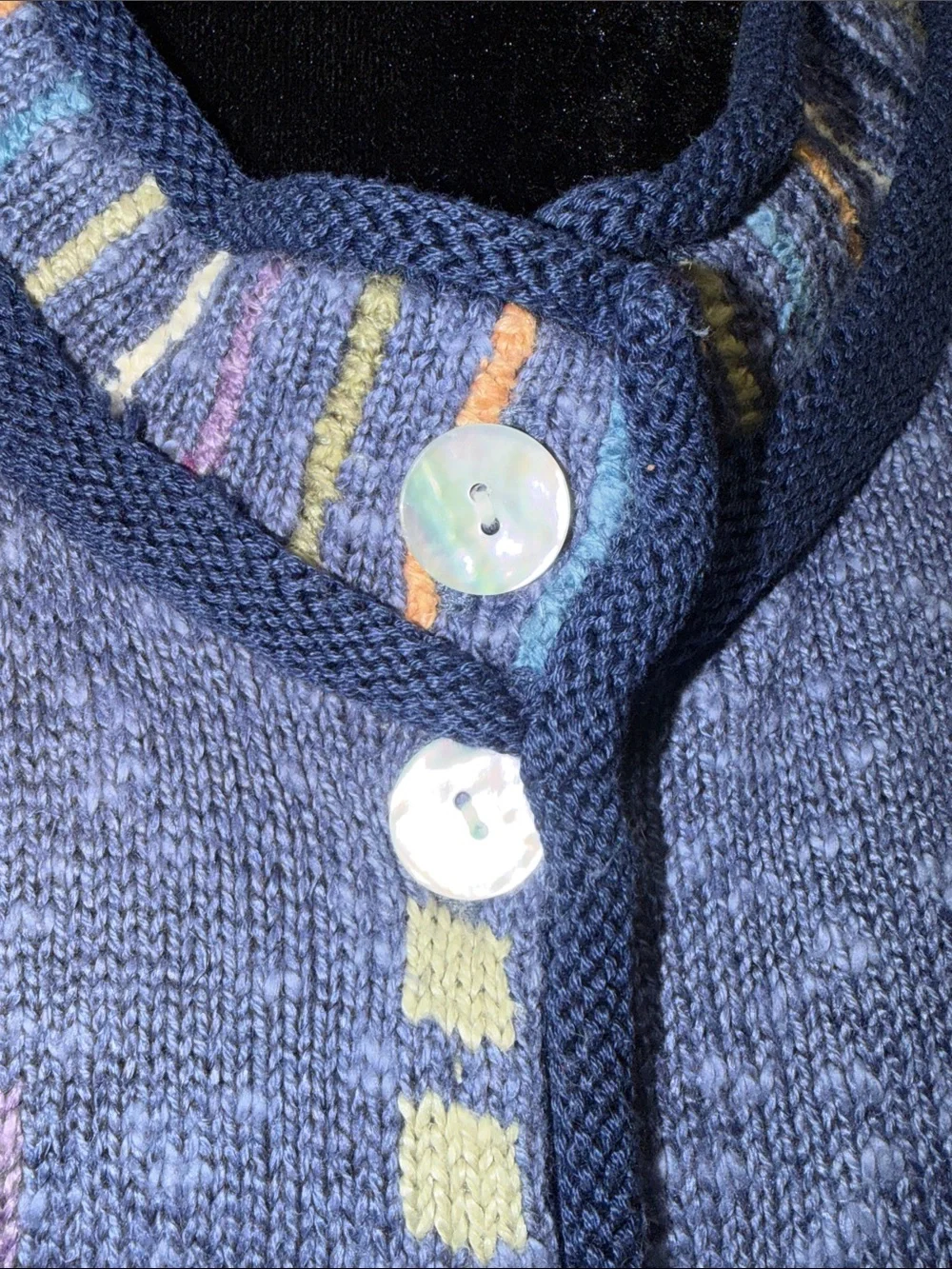 Icelandic Design Y2K Grandmacore Linen Cotton Blend Sweater Size Large